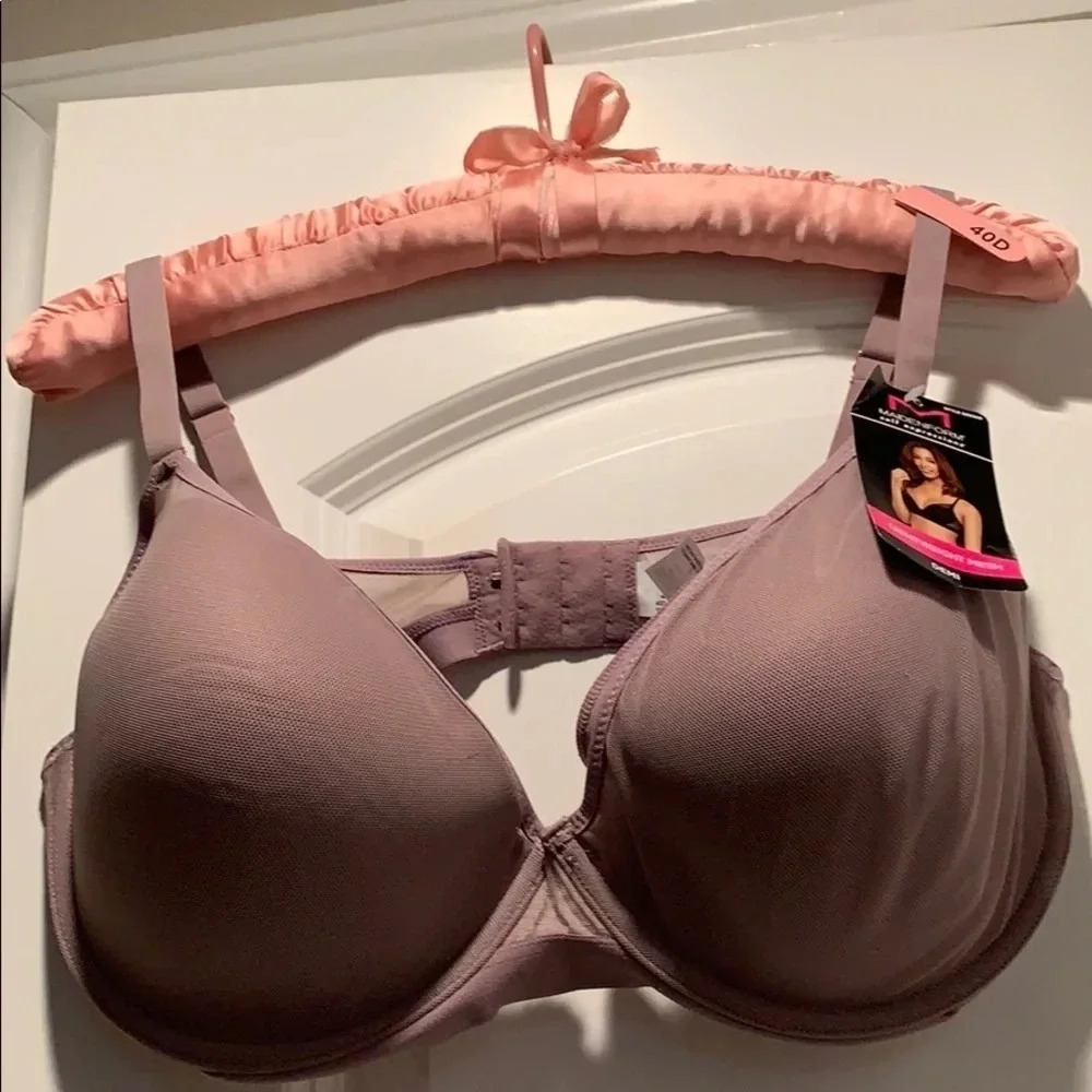 Maidenform Demi Cup Bra Mesh 40D - Picture 2 of 10